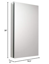 Fresca FMC8059 Fresca 20" Wide x 36" Tall Bathroom Medicine Cabinet w/ Mirrors