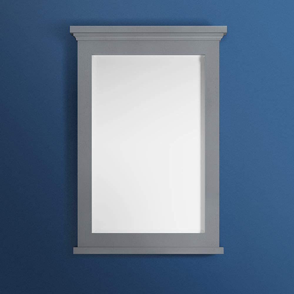 Fresca FMR2424GRV Fresca Windsor 24" Gray Textured Bathroom Mirror