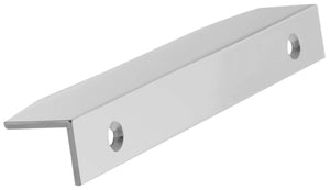Amerock Cabinet Edge Pull Polished Chrome 4-3/16 inch (106 mm) Center to Center Aloft 1 Pack Drawer Pull Drawer Handle Cabinet Hardware