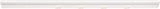 Task Lighting LP30QD10NDWWT40 30-1/2" 1000 Lumen Direct Voltage DV Lighted Power Strip, White Finish, White Receptacles, 4000K Cool White