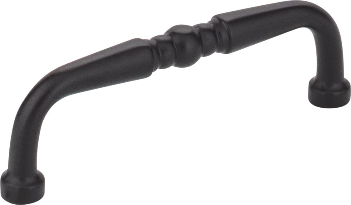 Elements Z259-3MB 3" Center-to-Center Matte Black Madison Cabinet Pull