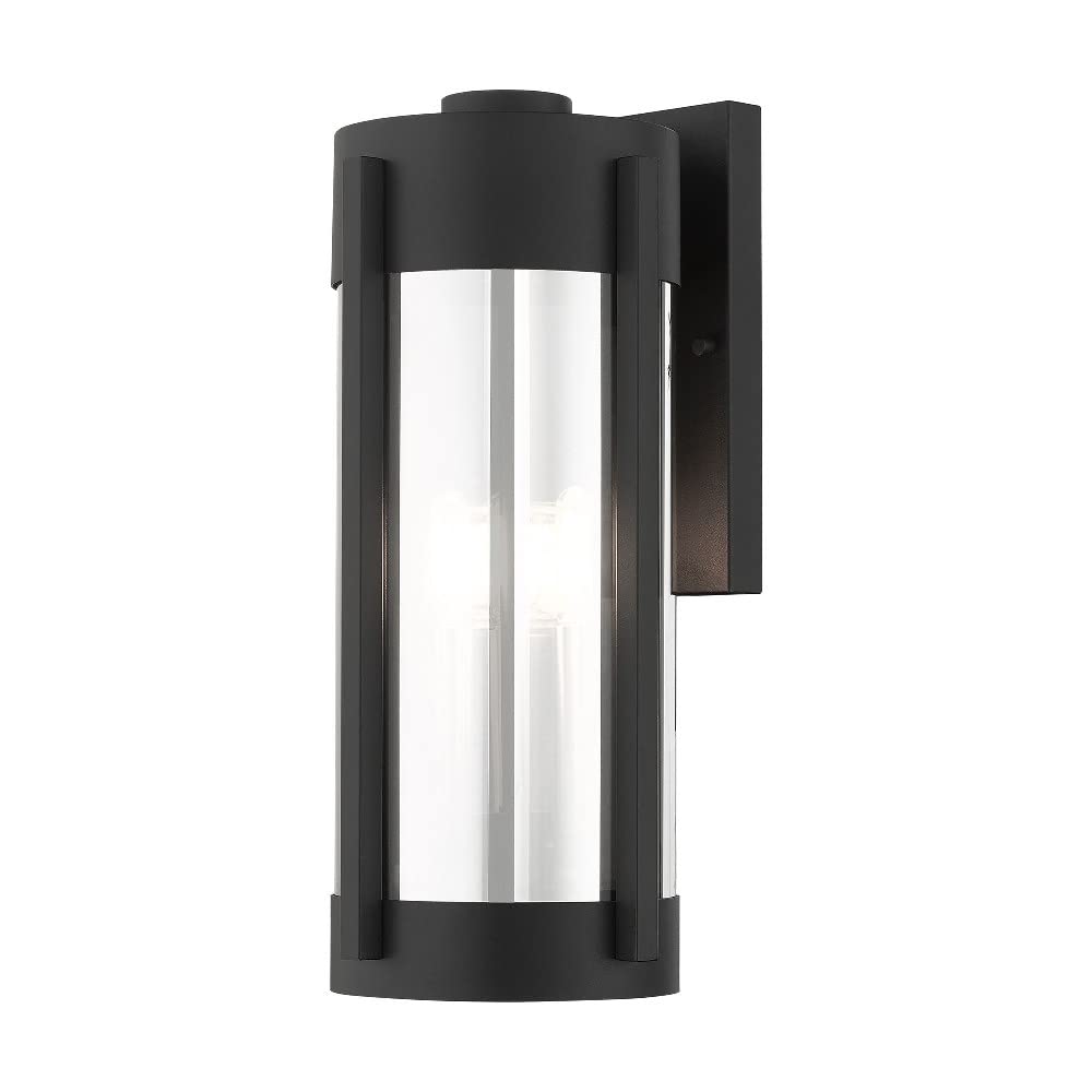 Livex Lighting 22383-04 3 Light Black Outdoor Wall Lantern