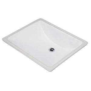 Gerber G0012765 White Logan Square Rectangular Petite Undercounter Bathroom Sink
