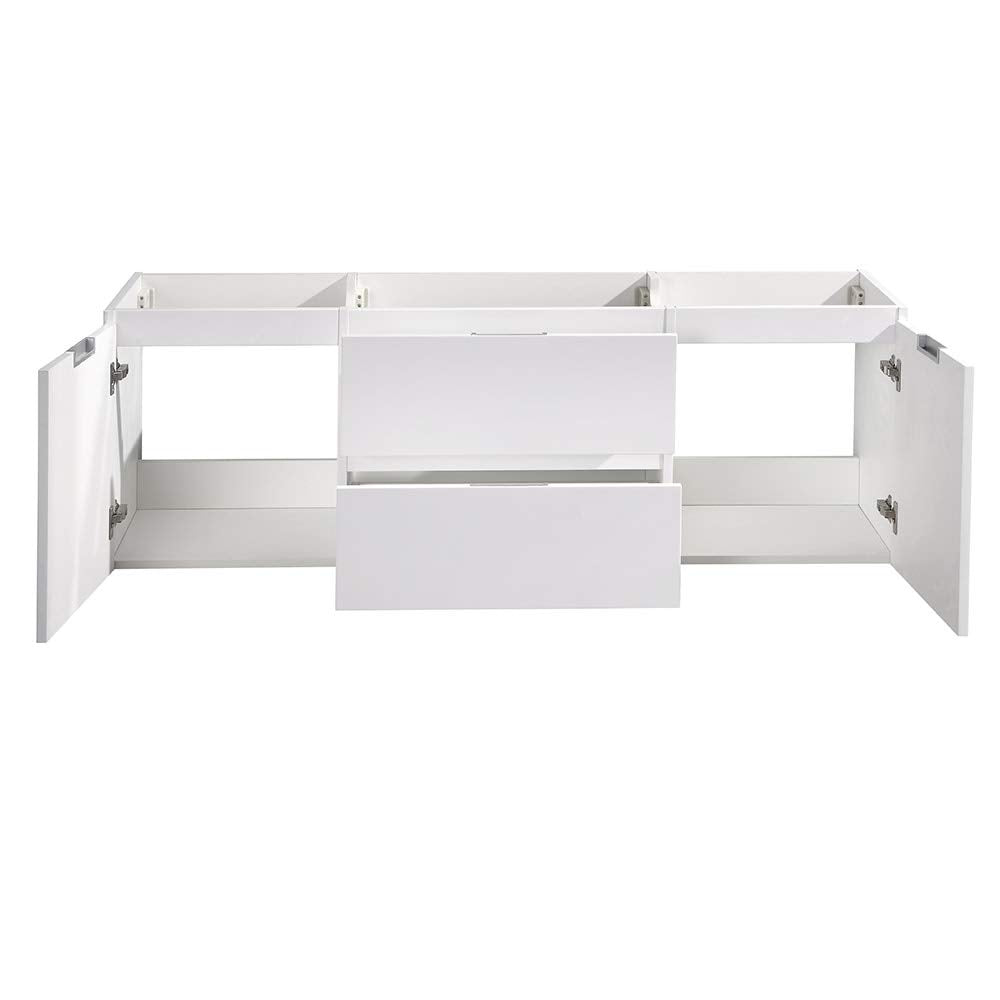 Fresca FCB8348GG Fresca Valencia 48" Dark Slate Gray Wall Hung Single Sink Modern Bathroom Cabinet