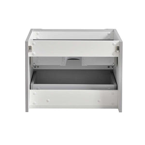 Fresca FCB9024WH Fresca Tuscany 24" Glossy White Wall Hung Modern Bathroom Cabinet