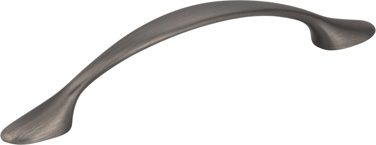Elements 80814-BNBDL 96 mm Center-to-Center Brushed Pewter Arched Somerset Cabinet Pull