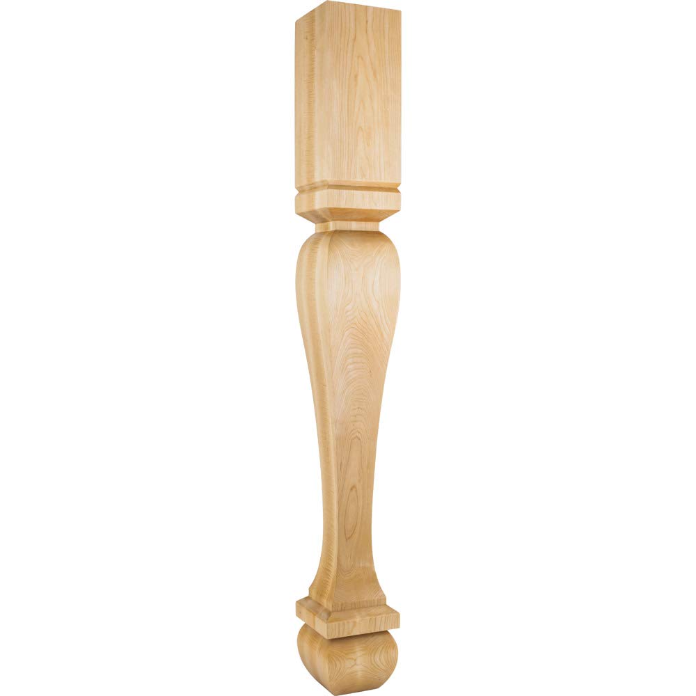 Hardware Resources P13-5-42-ALD 5" W x 5" D x 42" H Alder Footed Square Post