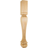 Hardware Resources P13-5-42-ALD 5" W x 5" D x 42" H Alder Footed Square Post
