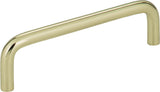 Elements S271-4PB 4" Center-to-Center Polished Brass Torino Cabinet Wire Pull