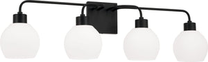 Capital Lighting 120041MB-540 Tanner 4 Light Vanity Matte Black