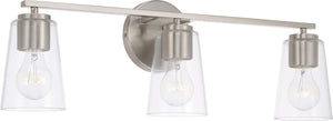 Capital Lighting 148631BN-537 Portman 3 Light Vanity Brushed Nickel