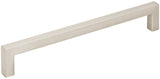 Elements 625-160SN-10 10-Pack of the 160 mm Center-to-Center Satin Nickel Square Stanton Cabinet Bar Pull