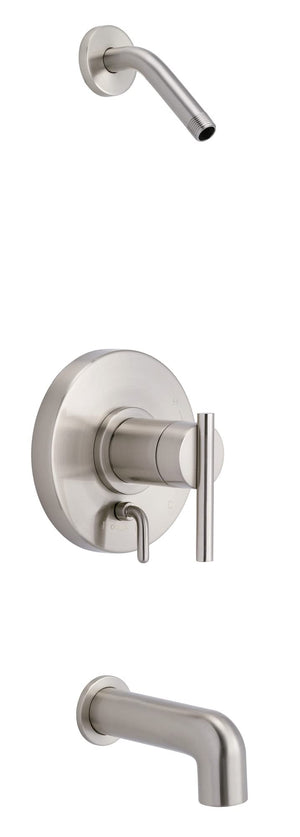 Gerber D510058LSBNTC Brushed Nickel Parma Tub & Shower Trim Kit, Without Showerhead