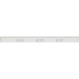 Task Lighting TRS30-3W-WT-LS 30" TR Switch Series Angle Power Strip, Left Switches, White Finish, White Switches and Receptacles