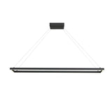 Kuzco PD88548-BK PIAZZA RECTANGULAR 48" PENDANT BK TEXTURED DOWN ONLY 930 TRIAC 120 65W