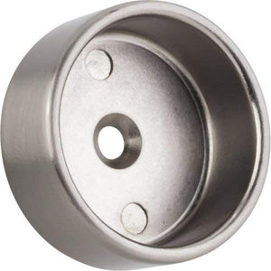Hardware Resources M7345-SN Satin Nickel Closed Knock-In Mounting Bracket for 1-5/16