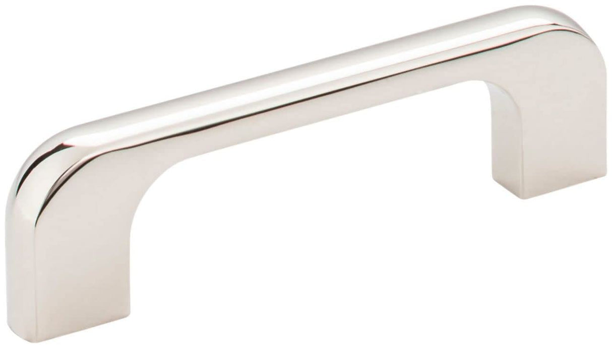 Jeffrey Alexander 264-3NI 3" Center-to-Center Polished Nickel Alvar Cabinet Pull