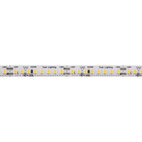 Task Lighting LS400W24V016-40 16 ft 400 Lumens/Ft Single-White 24V Tape Light, Cool White 4000K