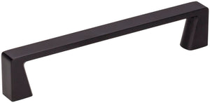 Jeffrey Alexander 177-128MB 128 mm Center-to-Center Matte Black Square Boswell Cabinet Pull