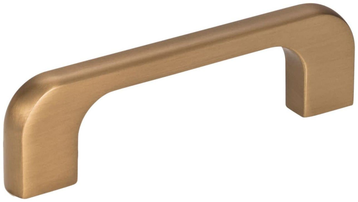 Jeffrey Alexander 264-3SBZ 3" Center-to-Center Satin Bronze Alvar Cabinet Pull