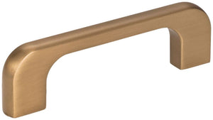 Jeffrey Alexander 264-3SBZ 3" Center-to-Center Satin Bronze Alvar Cabinet Pull