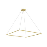 Kuzco PD88160-BG PIAZZA 60" PENDANT BG TEXTURED DOWN ONLY DUO CANOPY 930 TRIAC 120 128W