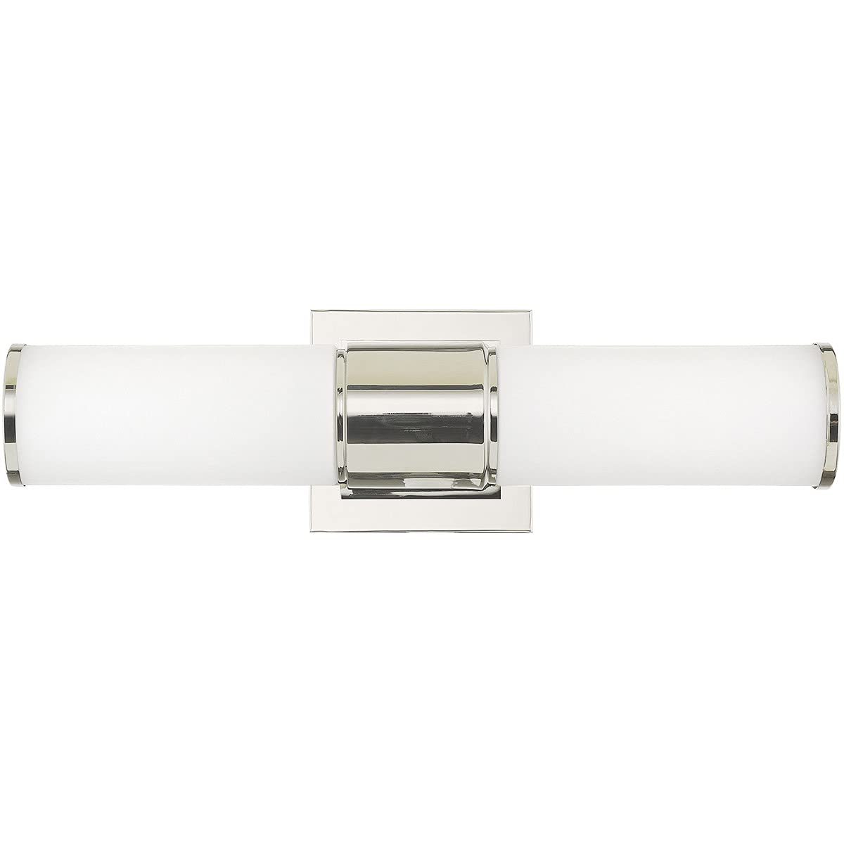 Livex 52122-35 Transitional Two Wall Sconce/Bath Light from Weston Collection in Polished Nickel Finish