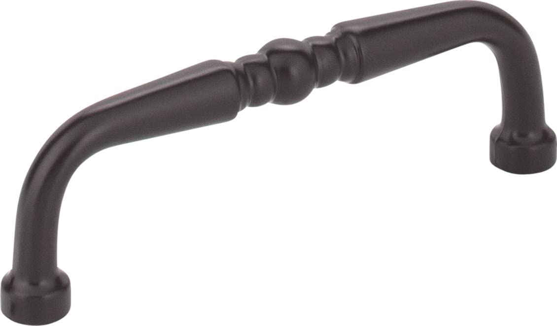Elements Z259-3MB 3" Center-to-Center Matte Black Madison Cabinet Pull