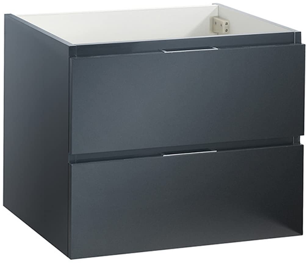 Fresca FCB8324GG Fresca Valencia 24" Dark Slate Gray Wall Hung Modern Bathroom Cabinet