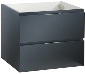 Fresca FCB8324GG Fresca Valencia 24" Dark Slate Gray Wall Hung Modern Bathroom Cabinet