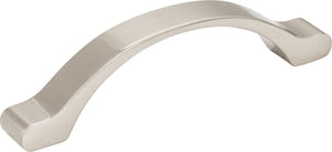 Elements 511-96BNBDL 96 mm Center-to-Center Brushed Pewter Arched Seaver Cabinet Pull