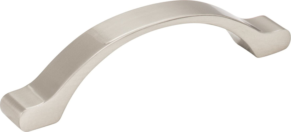 Elements 511-96SN 96 mm Center-to-Center Satin Nickel Arched Seaver Cabinet Pull