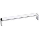 Elements 193-160PC 160 mm Center-to-Center Polished Chrome Square Asher Cabinet Pull