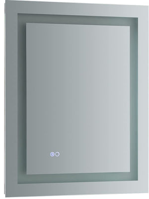 Fresca FMR022430 Fresca Santo 24" Wide x 30" Tall Bathroom Mirror w/ LED Lighting and Defogger