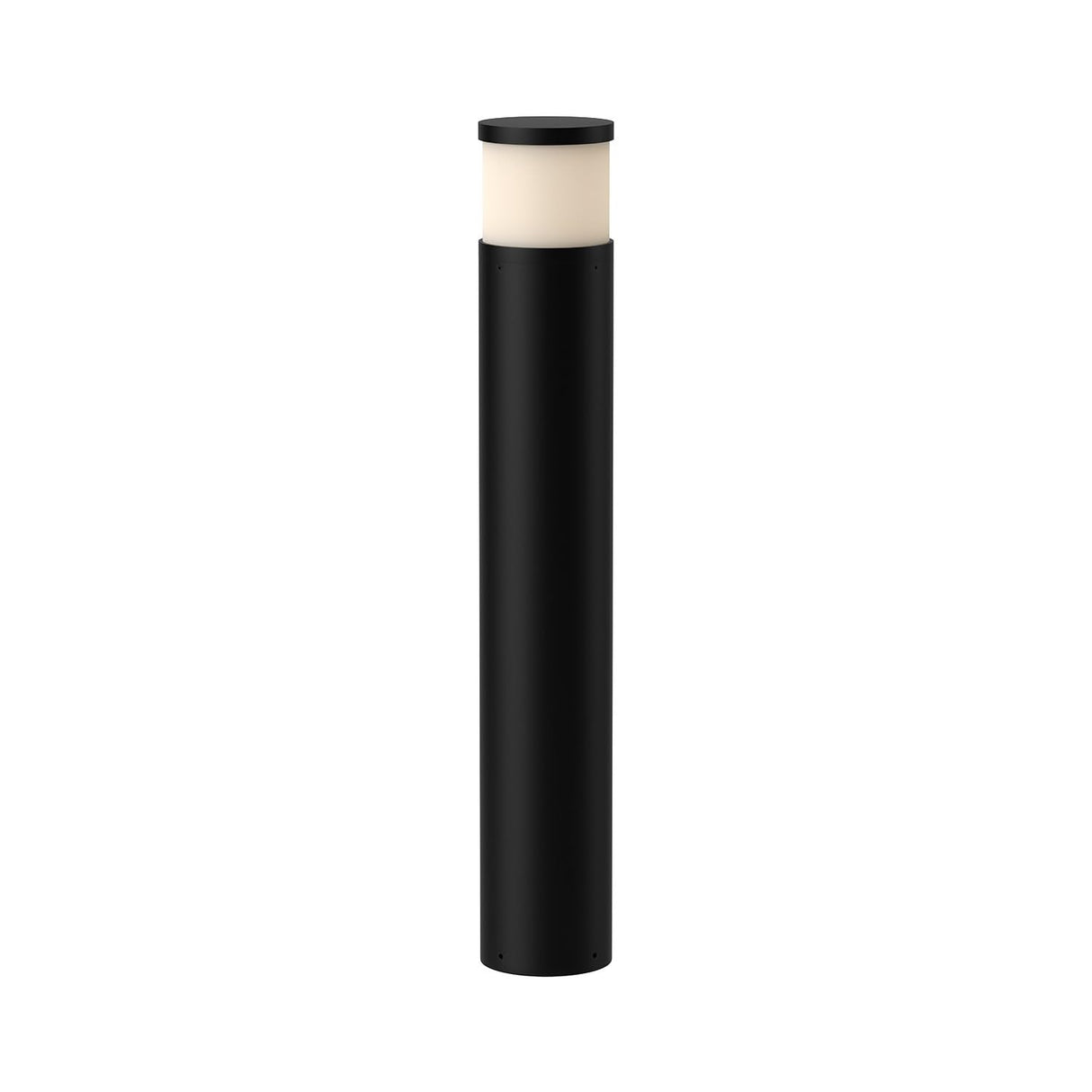 Kuzco EB46440-BK CHADWORTH 40" EXTERIOR BOLLARD TEXTURED BLACK 120-277V TRIAC/ELV LED 3000K 80CRI 24W