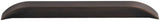 Jeffrey Alexander 484-192224BNBDL 192 mm / 224 mm  Center-to-Center Brushed Pewter Elara Cabinet Pinch Pull