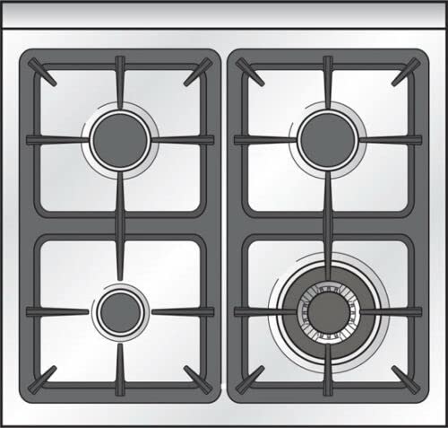 Verona VEFSGG244NE 24" Gas Range - Matte Black