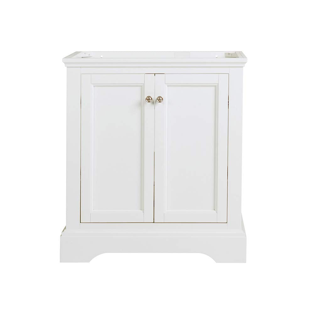 Fresca FCB2430WHM Fresca Windsor 30" Matte White Traditional Bathroom Cabinet