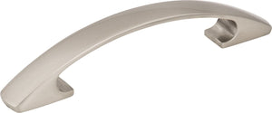 Elements 771-96SN 96 mm Center-to-Center Satin Nickel Arched Strickland Cabinet Pull