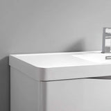 Fresca FVN9036WH Fresca Tuscany 36" Glossy White Wall Hung Modern Bathroom Vanity w/ Medicine Cabinet