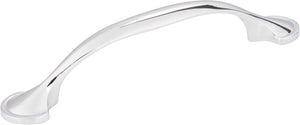 Elements 647-96BNBDL 96 mm Center-to-Center Brushed Pewter Watervale Cabinet Pull