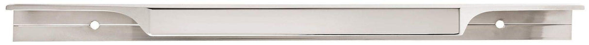 Amerock Cabinet Edge Pull Black Chrome 8-9/16 inch (217 mm) Center to Center Extent 1 Pack Drawer Pull Drawer Handle Cabinet Hardware