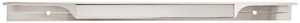 Amerock Cabinet Edge Pull Black Chrome 8-9/16 inch (217 mm) Center to Center Extent 1 Pack Drawer Pull Drawer Handle Cabinet Hardware