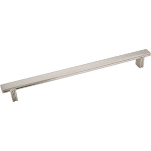 Jeffrey Alexander 867-228SN 228 mm Center-to-Center Satin Nickel Square Anwick Cabinet Pull