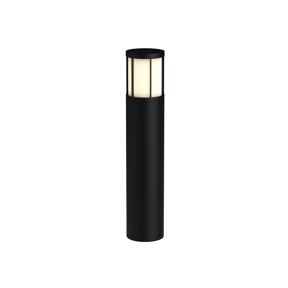 Kuzco EB49031-BK ALDEN 31" EXTERIOR BOLLARD TEXTURED BLACK 120-277V TRIAC/ELV LED 3000K 80CRI 24W