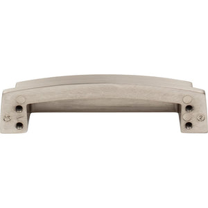 Jeffrey Alexander 141-96SN 96 mm Center Satin Nickel Square-to-Center Square Renzo Cabinet Cup Pull