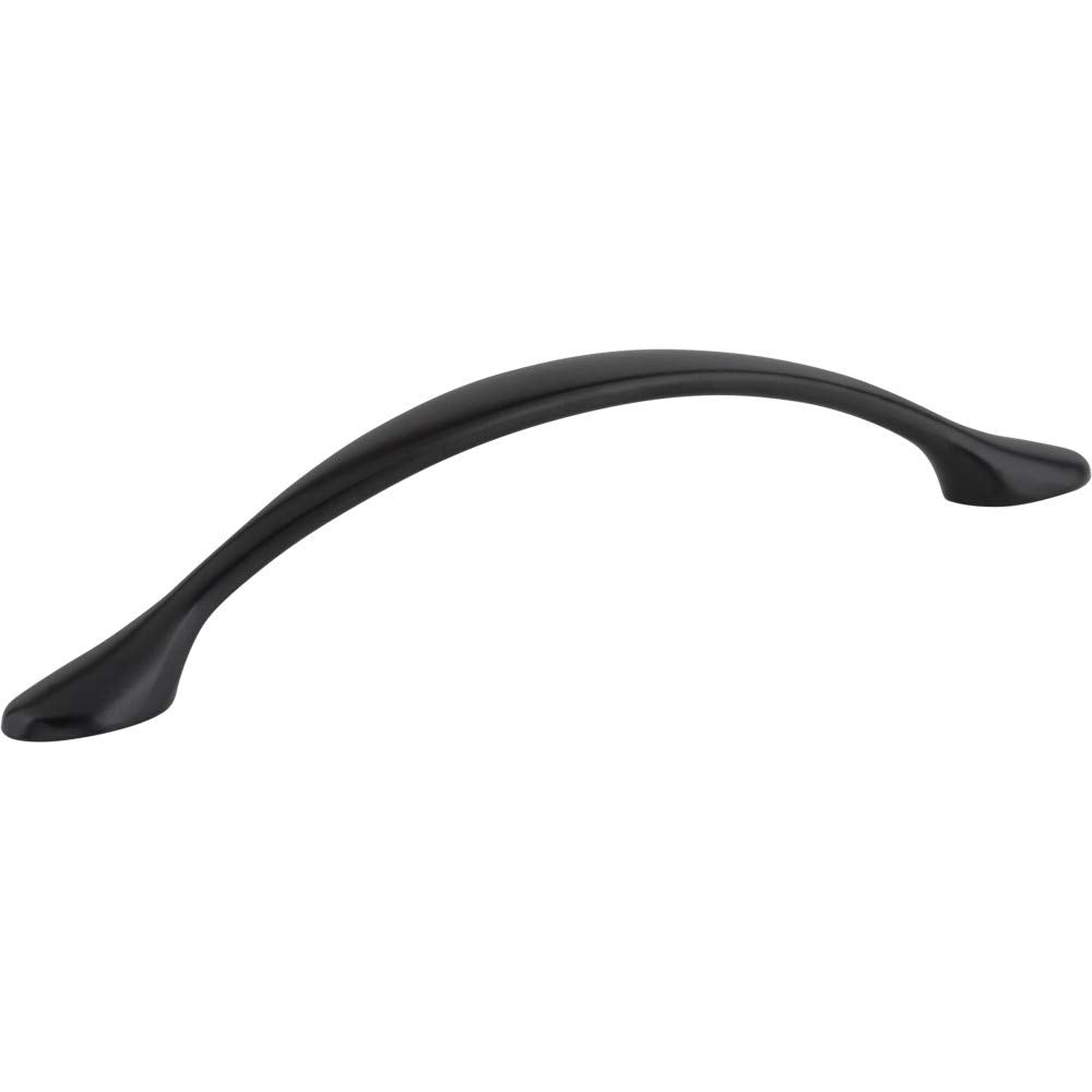 Elements 80815-MB 128 mm Center-to-Center Matte Black Arched Somerset Cabinet Pull