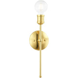 Livex Lighting 16711-02 1 Light Polished Brass Wall Sconce