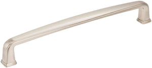 Jeffrey Alexander 1092-160SN 160 mm Center-to-Center Satin Nickel Square Milan 1 Cabinet Pull