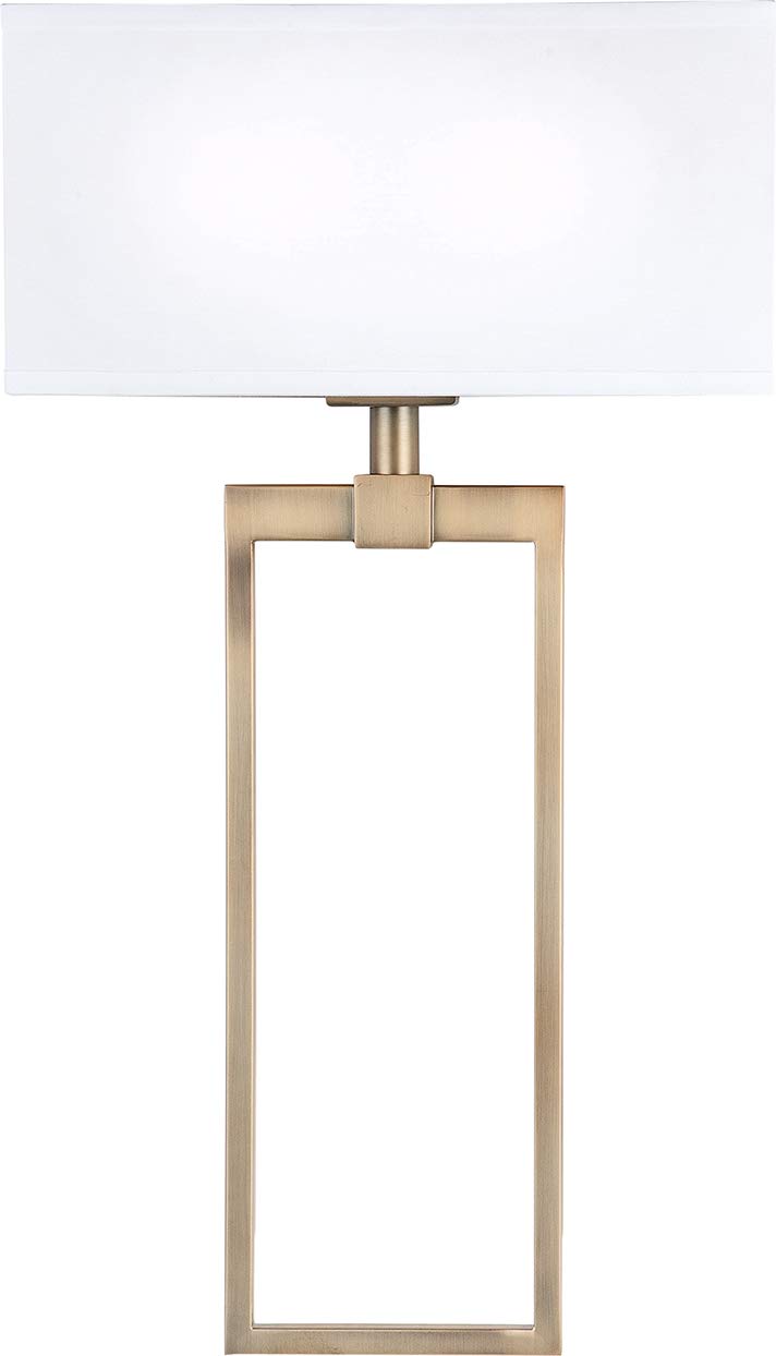 Capital Lighting 633321AD Lynden 2 Light Sconce Aged Brass